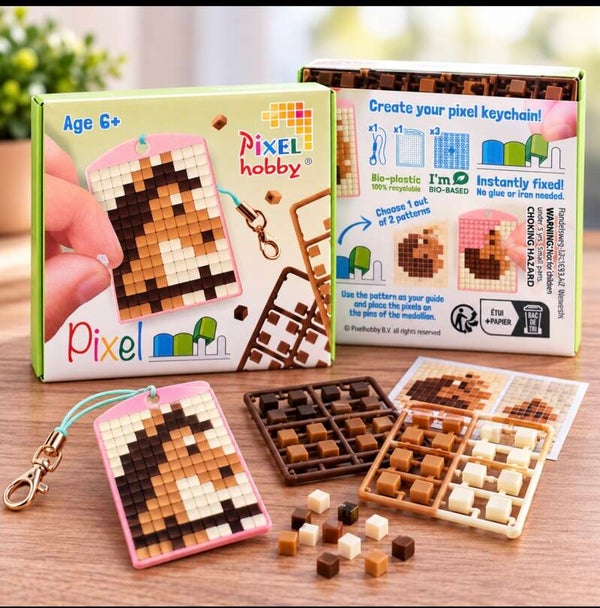 pixelhobby sleutelhanger paard 6+
