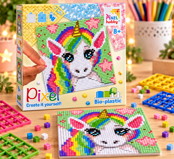 Pixelhobby – Regenboog Eenhoorn – 8+ 🦄🌈