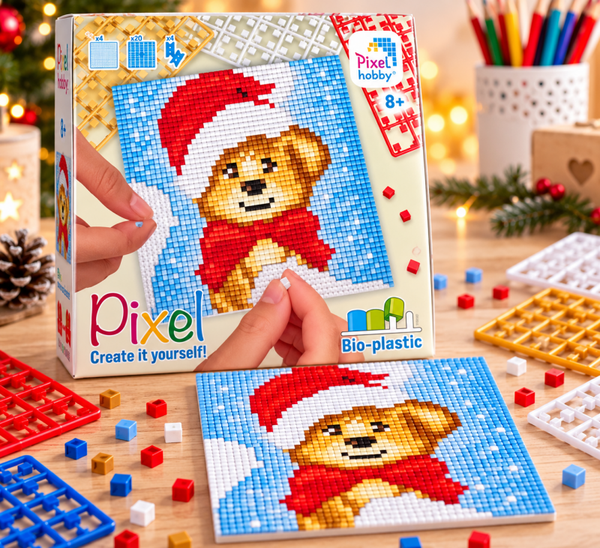 Pixelhobby Classic – Kerstbeertje – 8+ 🎄🐻