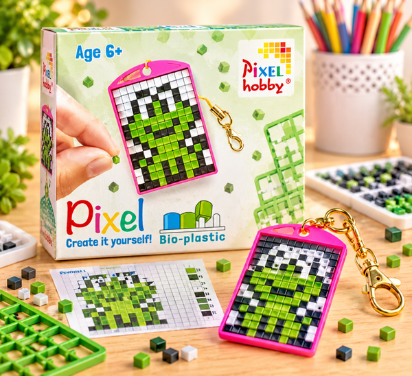Pixelhobby – Sleutelhanger Kikker – 6+ 🐸