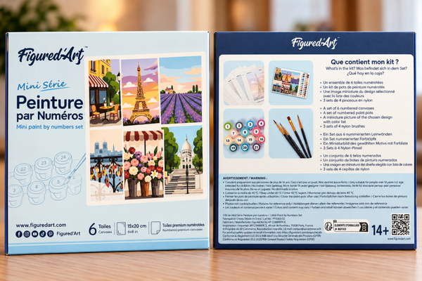 Schilderen op nummer – Parijs – Mini set