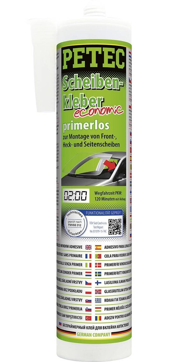 Colle à vitres Petec économique sans primaire 290 ml
