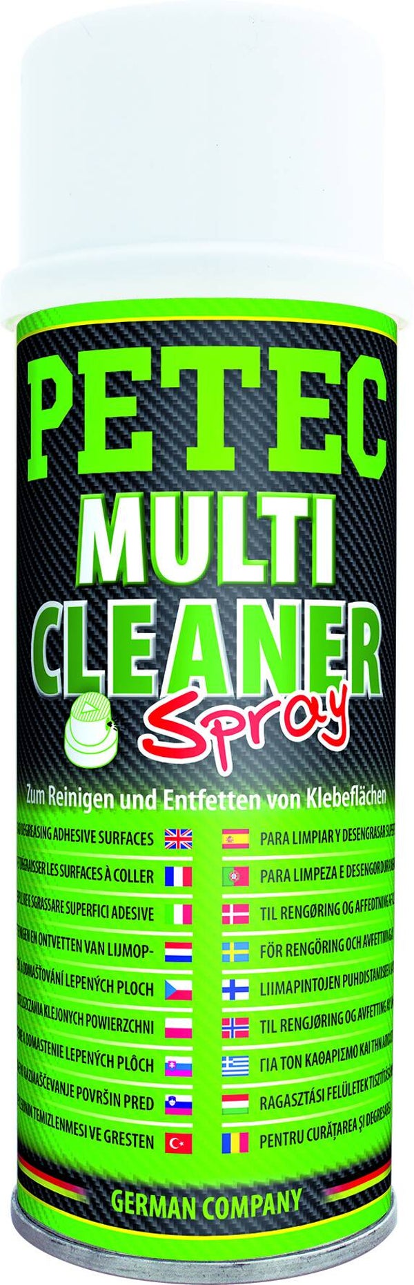 Dégraissant Petec pour collage de surfaces, spray 200 ml