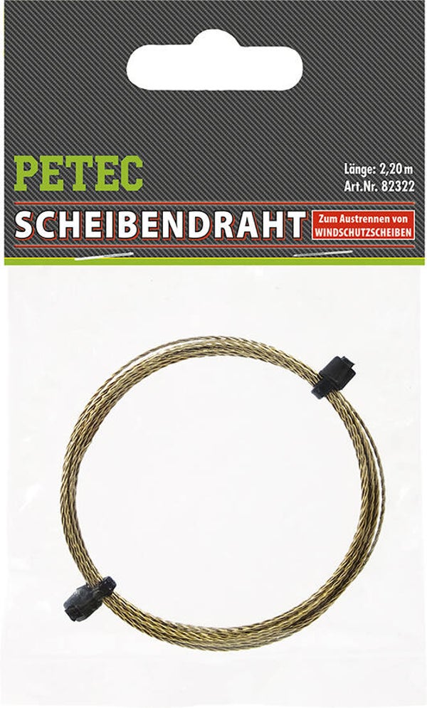 Fil de coupe Petec pour vitres de voiture