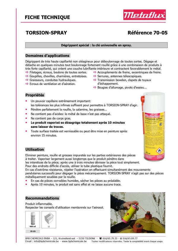METAFLUX 70-05 torsie spray 400 ml