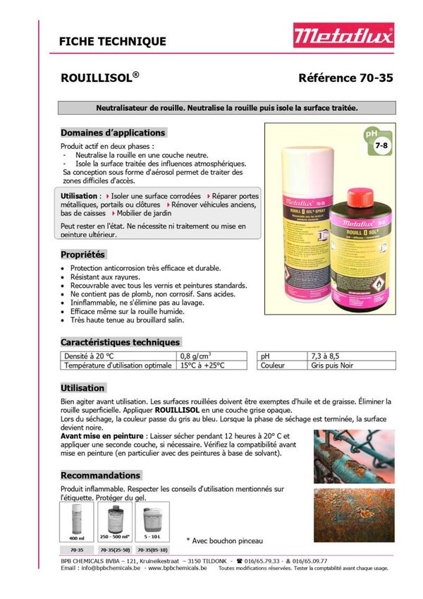 METAFLUX 70-35 Rost-I-Sol spray 400 ml