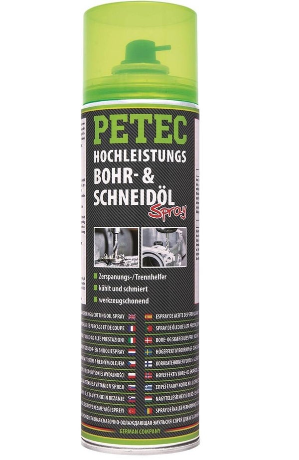 Huile de forage et de coupe Petec en spray 500 ml