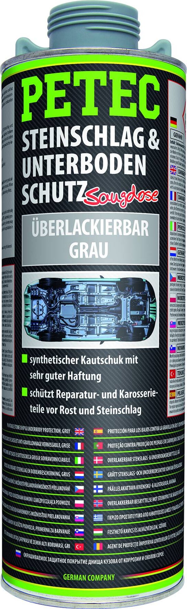 Protection anti-gravillons et soubassement Petec, motif gris, 1 L
