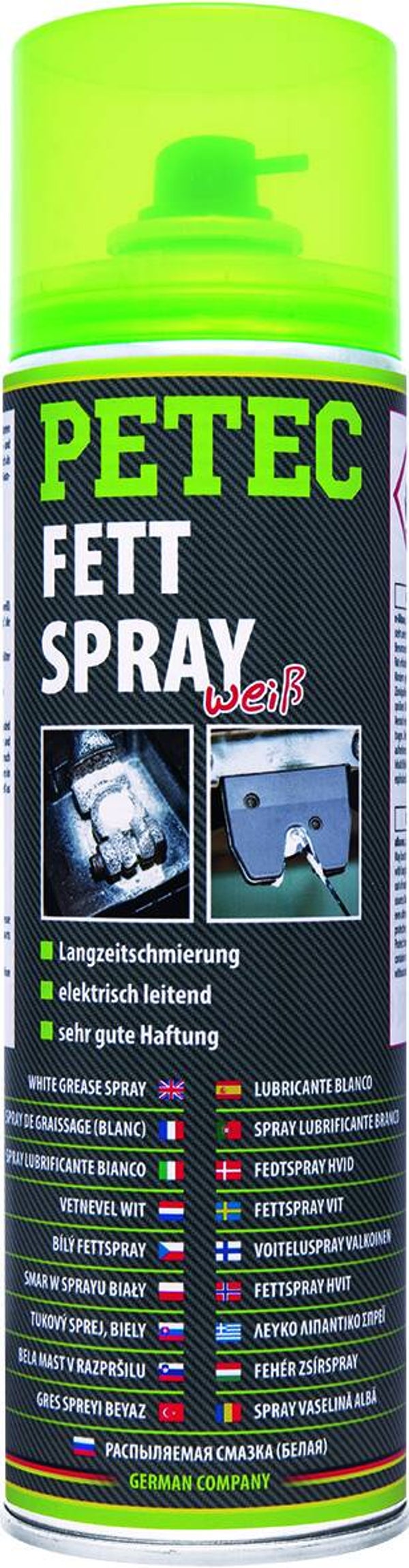 Spray dégraissant blanc Petec 500 ml