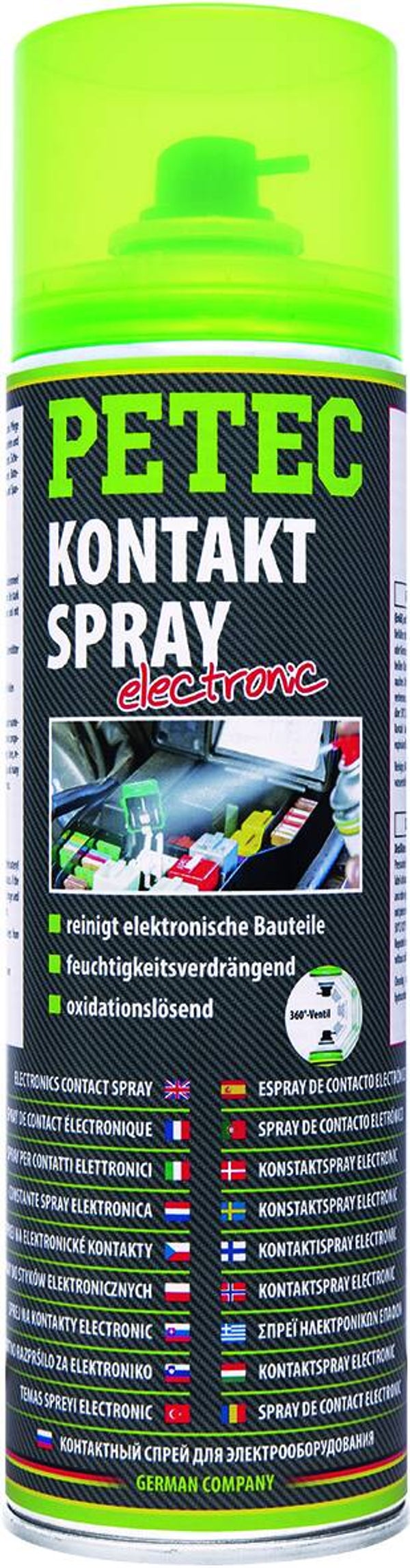 Spray de contact Petec 500 ml