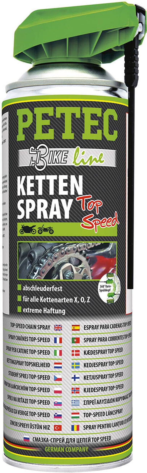 Spray pour chaîne Petec 500 ml