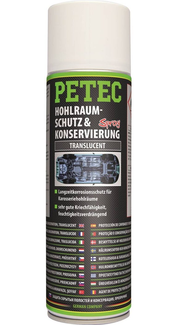 Spray protecteur pour cavités Petec 500 ml