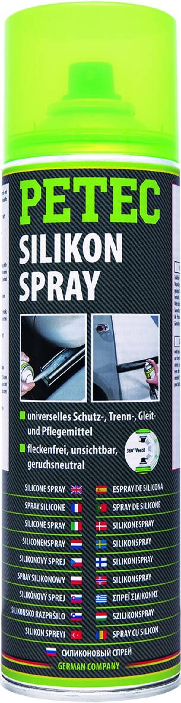 Spray silicone Petec 500 ml