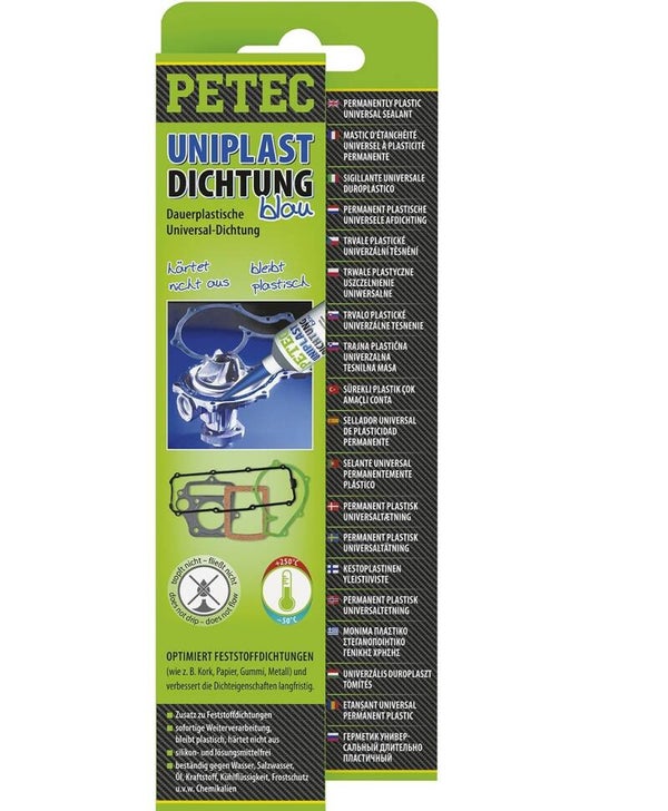 Tube de mastic Petec Uniplast 80 ml