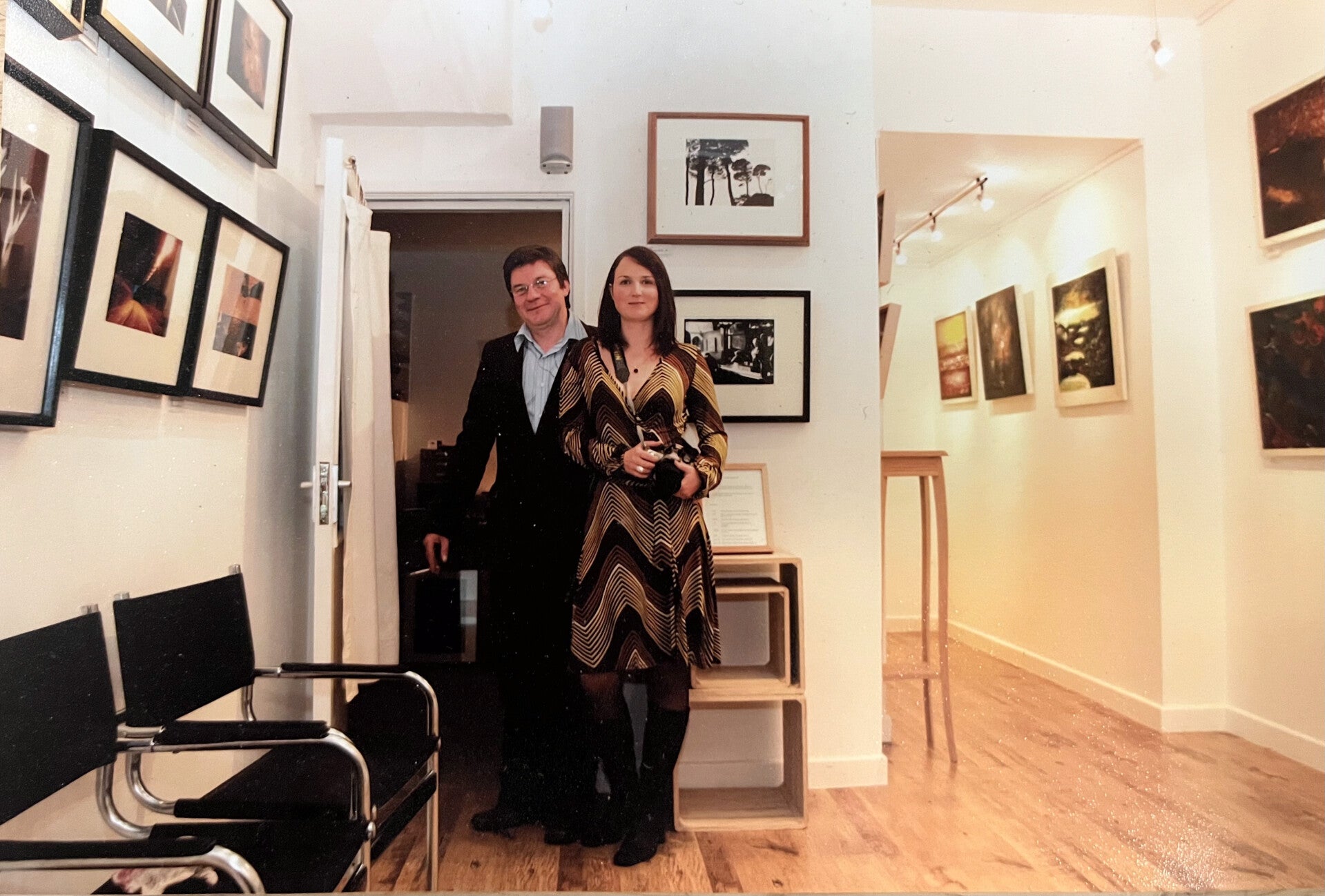 Martin Leigh and Simone Leigh in Solo Exhibition called exposed with curated art, original paintings and framed photograpy.