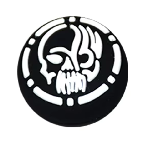 Tribal Skull Thumb Grips