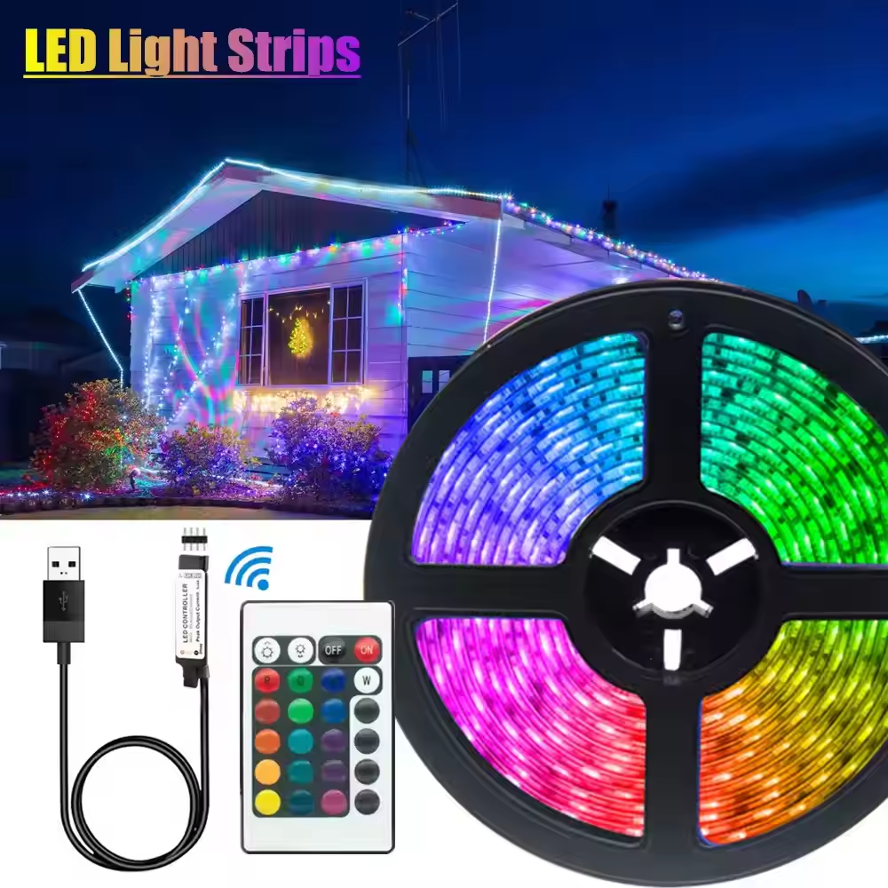 15 Ft LED Light Strip with Remote Control