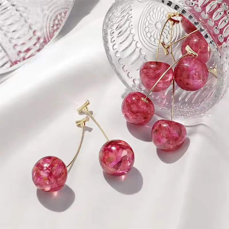 Sweet & Fashionable Cherry Earrings