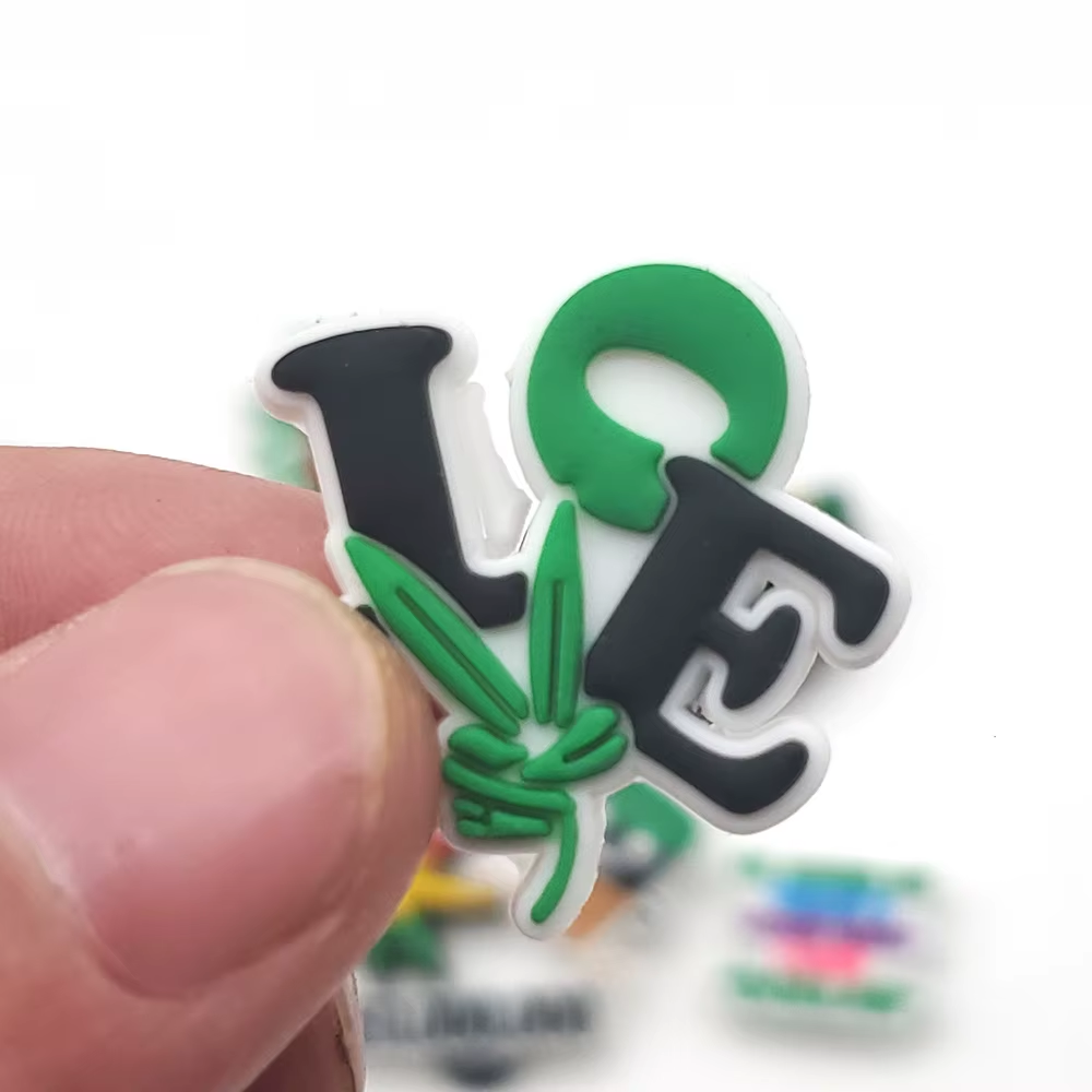 Love Marijuana Shoe Charm