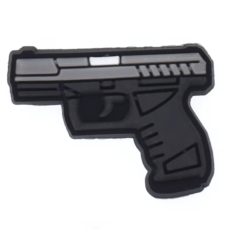 Gun Shoe Charm