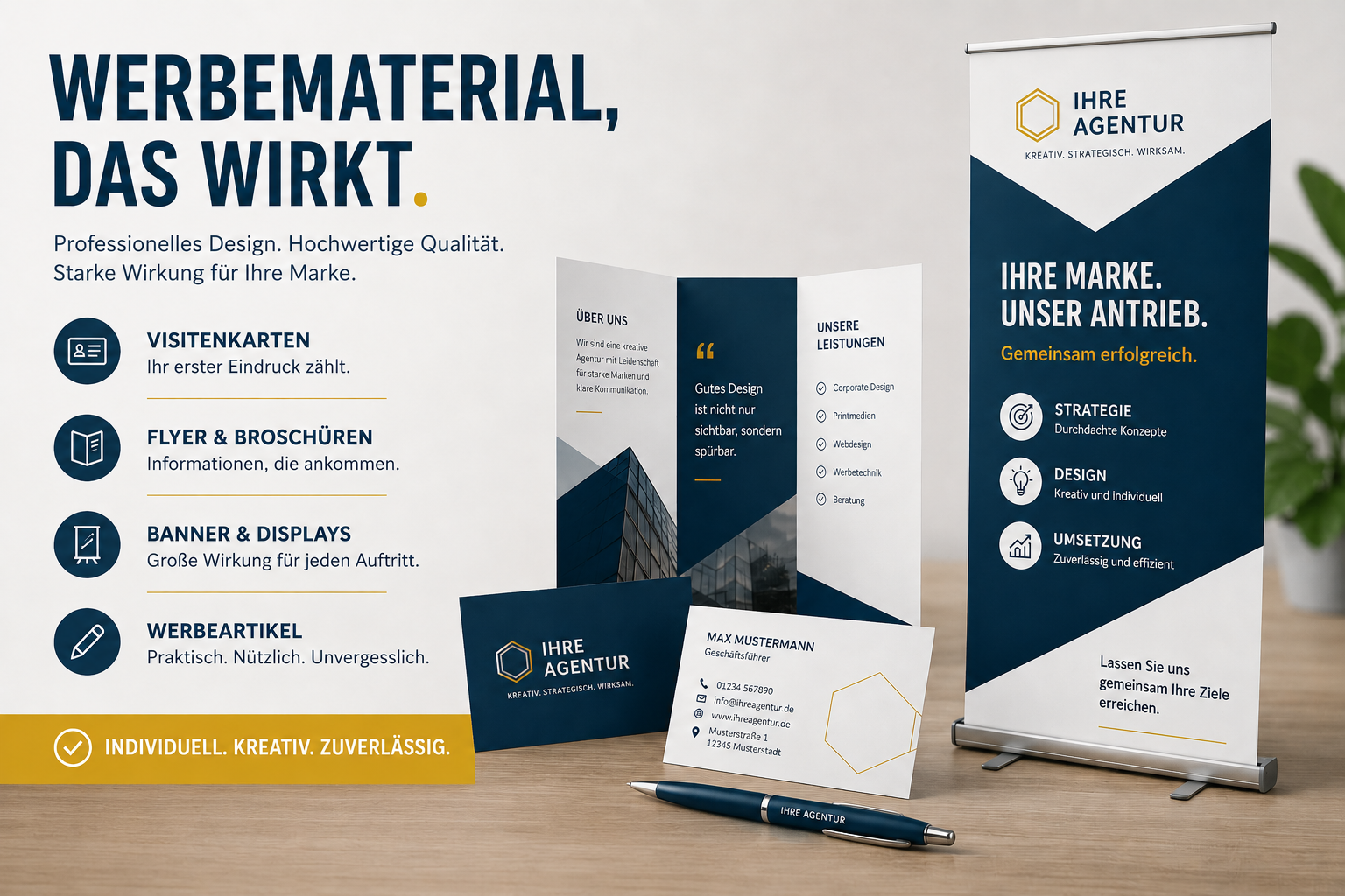 Produktion von Außenwerbung