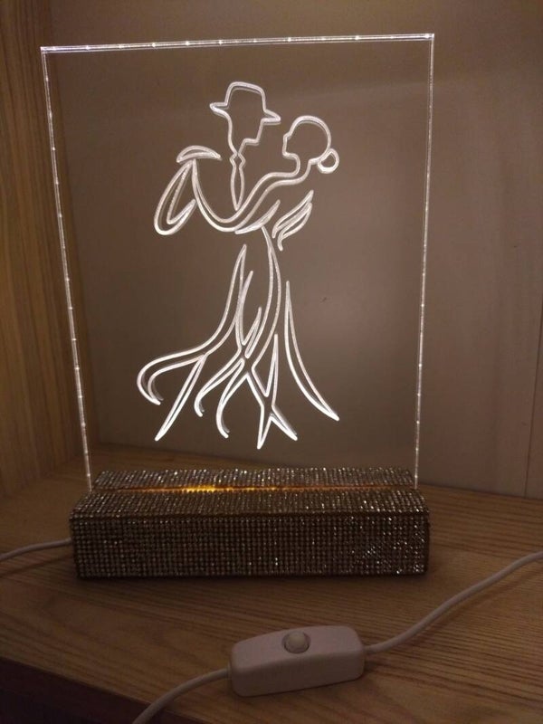 Dekoratives Leuchtschild 15*22 cm