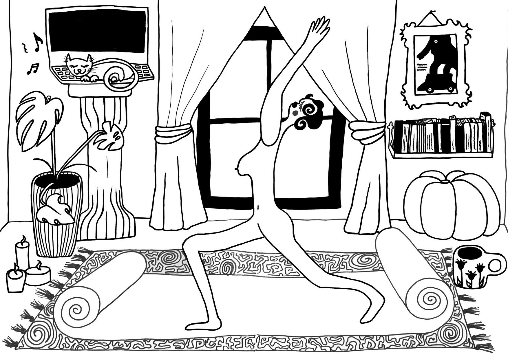 It's Yoga time, Baby