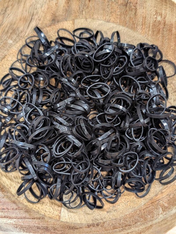 Elastiekjes Zwart 250 stuks