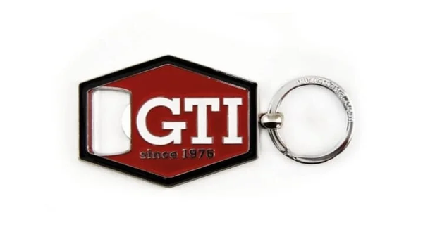 VW GTI sleutelhanger met flessen opener