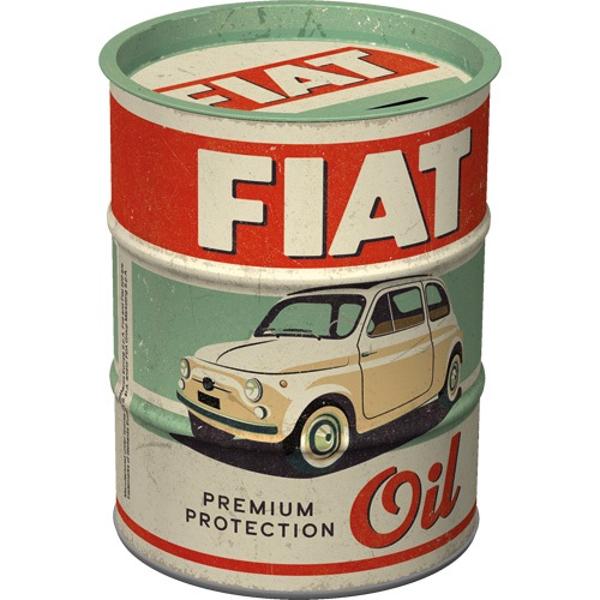 Money Box Oil Barrel Fiat - Premium Protection Oil