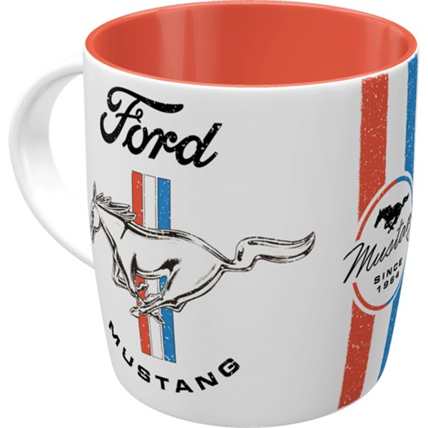 Mok Ford Mustang - Horse & Stripes Logo