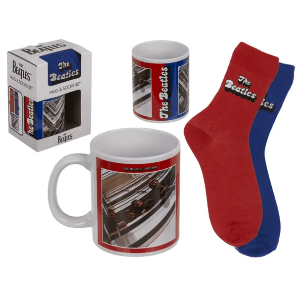 Cadeauset The Beatles met mok en sokken