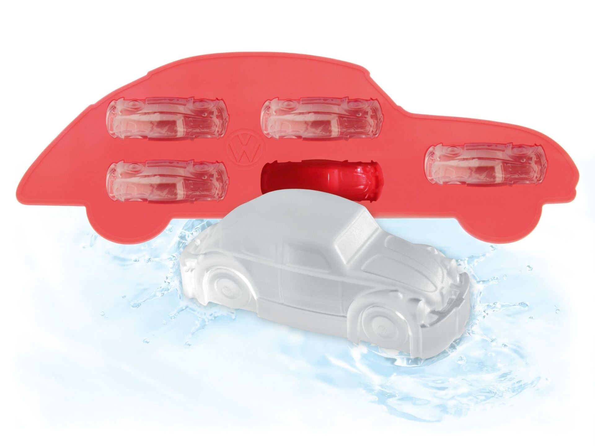 VW-Logo, T1 Bulli Bus, VW Käfer Eiswürfelform, Backform, Eiswürfelbereiter (Silikon)