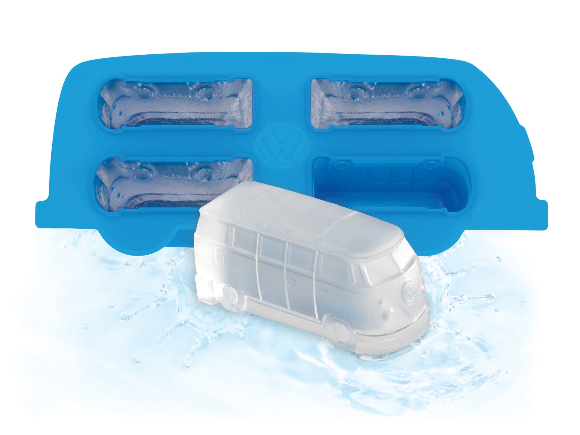 VW-Logo, T1 Bulli Bus, VW Käfer Eiswürfelform, Backform, Eiswürfelbereiter (Silikon)