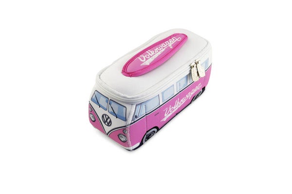 VW T1 Bulli Bus 3D Neopreen universeel tas- Klein