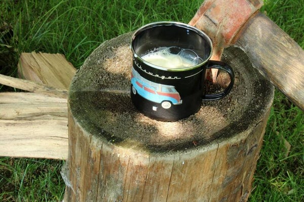 VW T1 Bulli busbeker geëmailleerd 500 ml