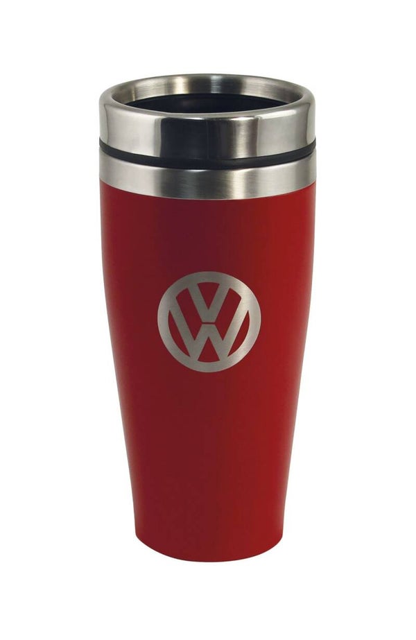 VW roestvrijstalen geïsoleerde beker 450 ML -Rood