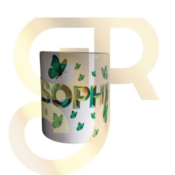 Sophie met groene Vlinders