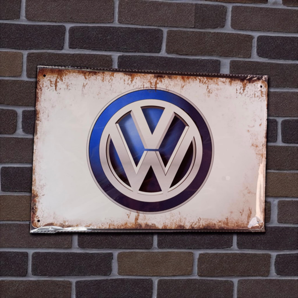 Metaal bord VW