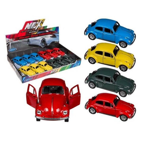 Modelauto met terugtrek, VW Beetle 1960