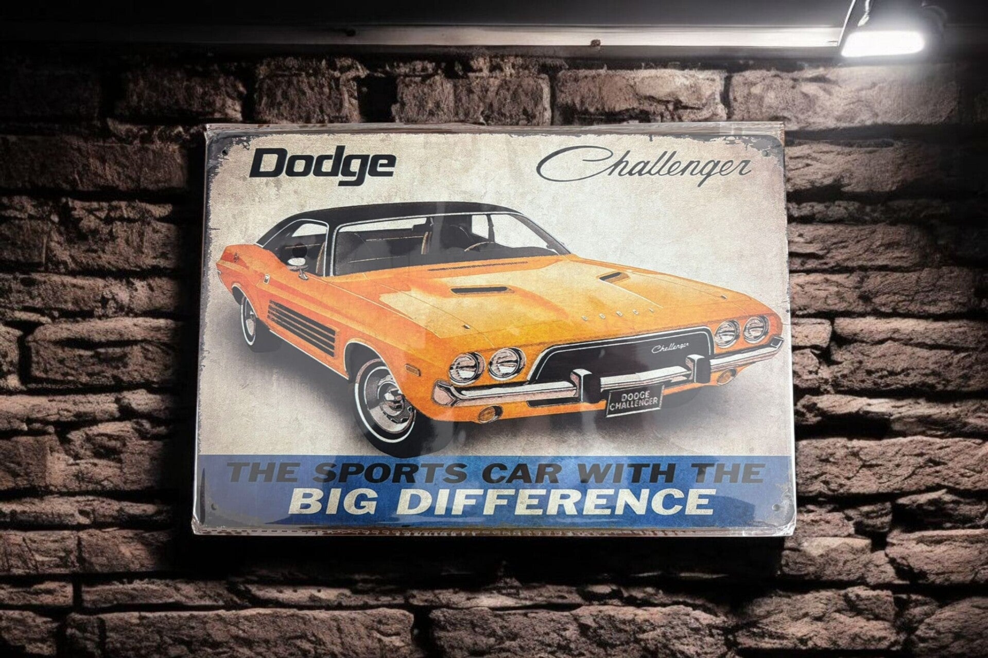 Metaal bord BIG DIFFERENCE