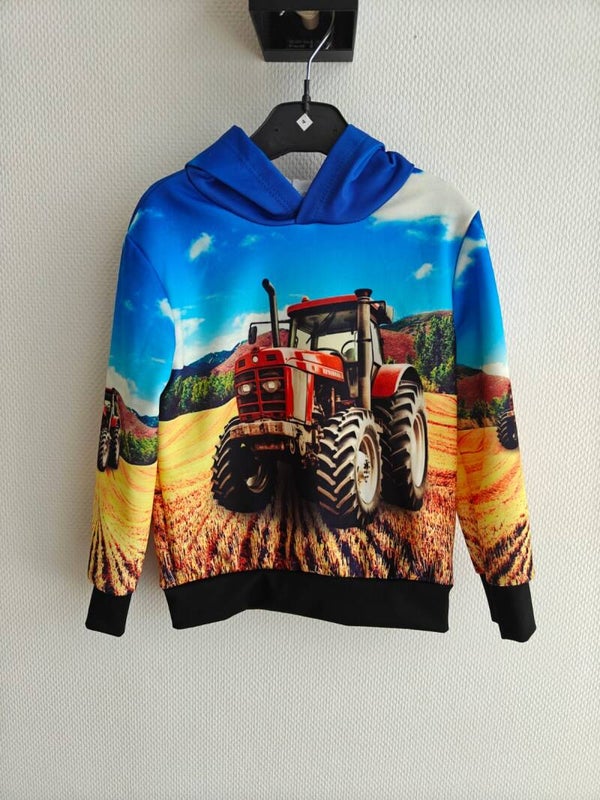 Hoodie rode tractor