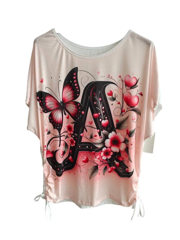 Shirt met vlinder  VL3