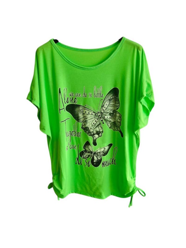 Shirt met vlinder  VL1
