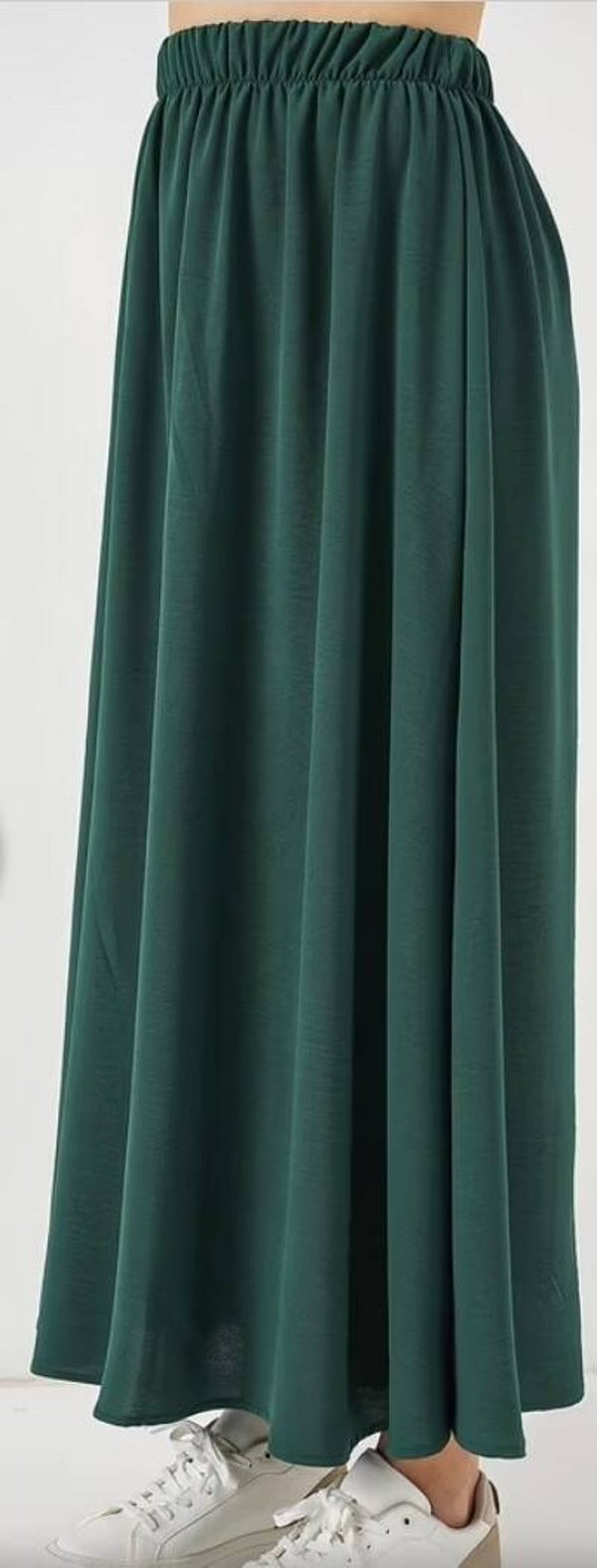 Jupe évasée verte