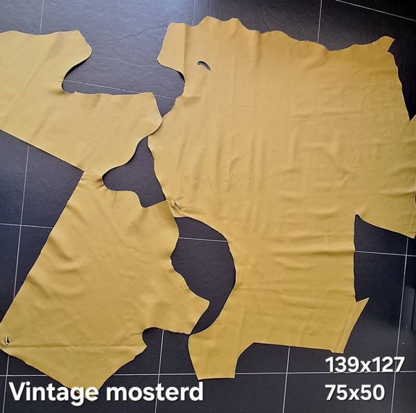 Vintage Mosterd Unieke kleur