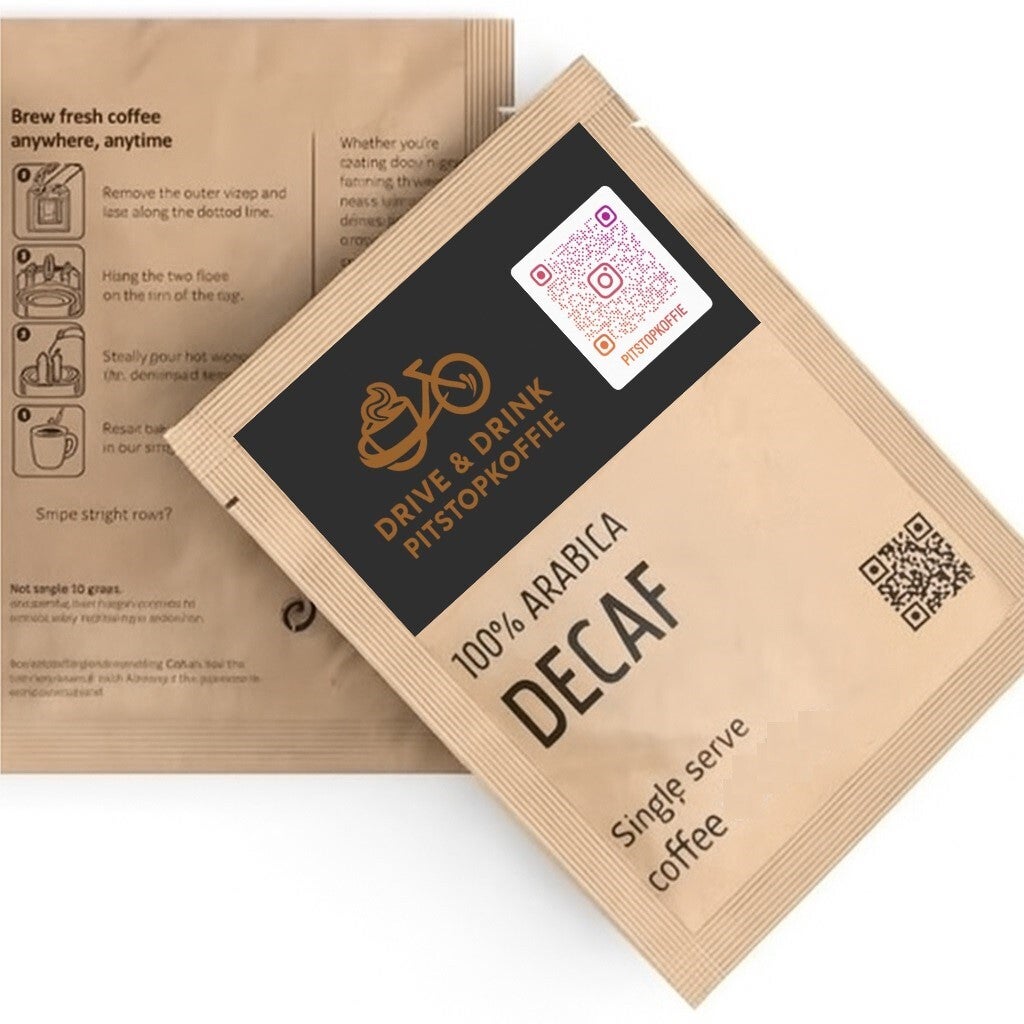 Single serve drip bags DECAF 10 stuks