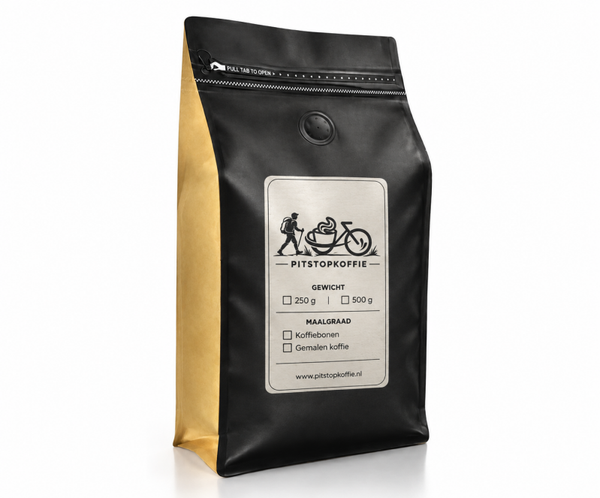 Arabica koffiebonen uit 250gr.