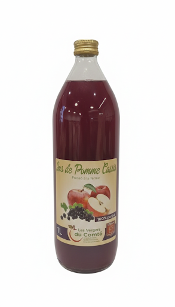 Jus de pomme cassis