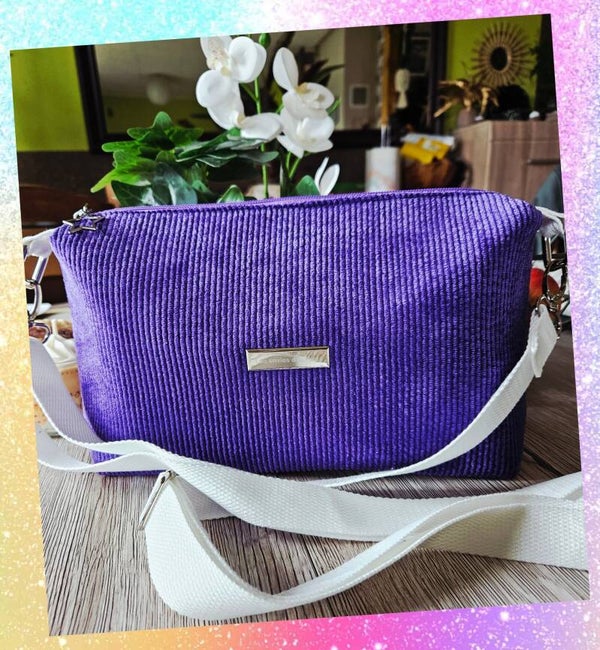 ✨ Sac en Velours côtelé – Élégance & Praticité au Quotidien ! ✨